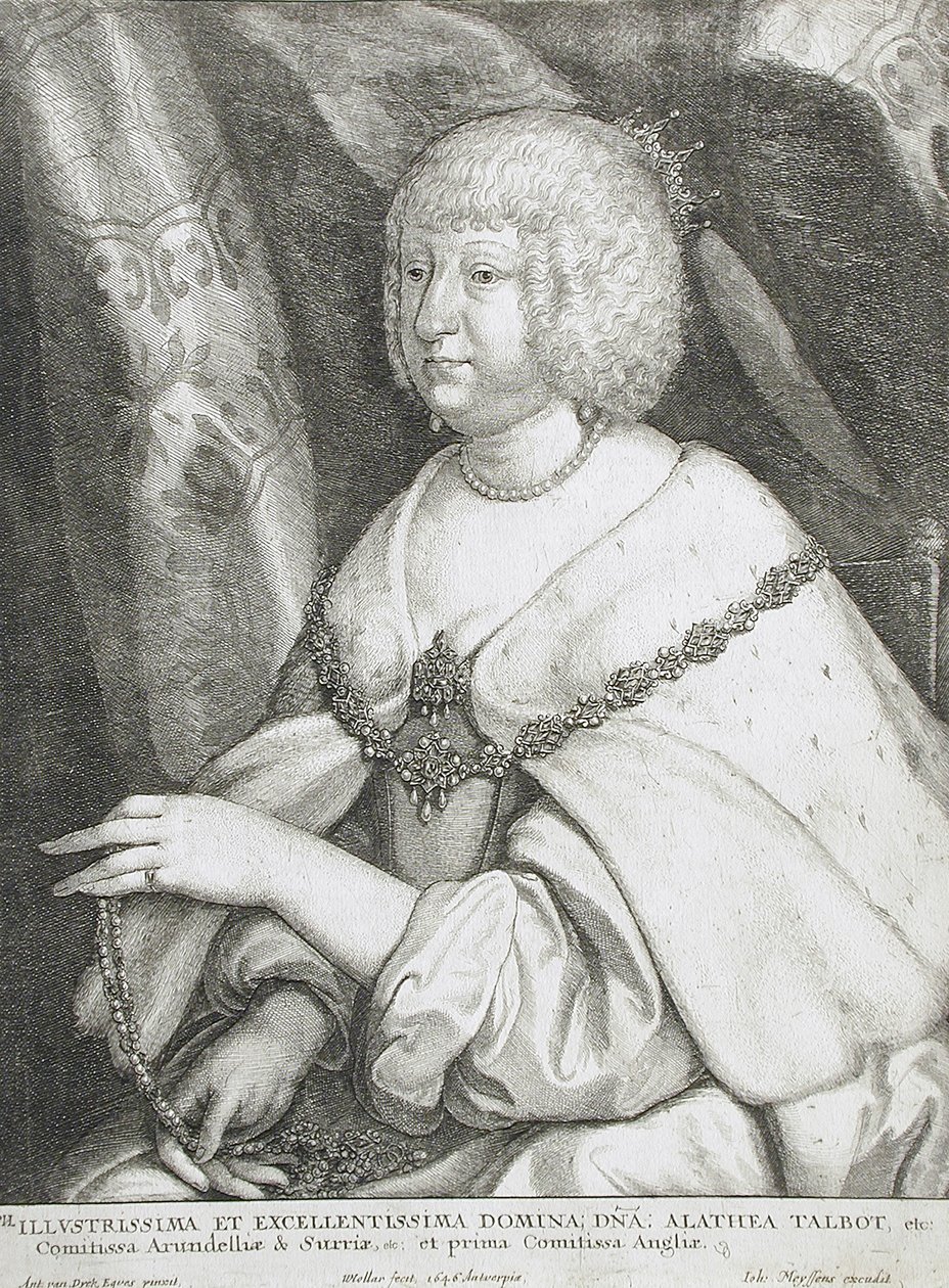 Althea Talbot, Lady Arundel de Wenceslaus Hollar