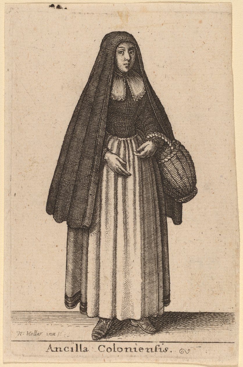 Donzela de Colônia de Wenceslaus Hollar