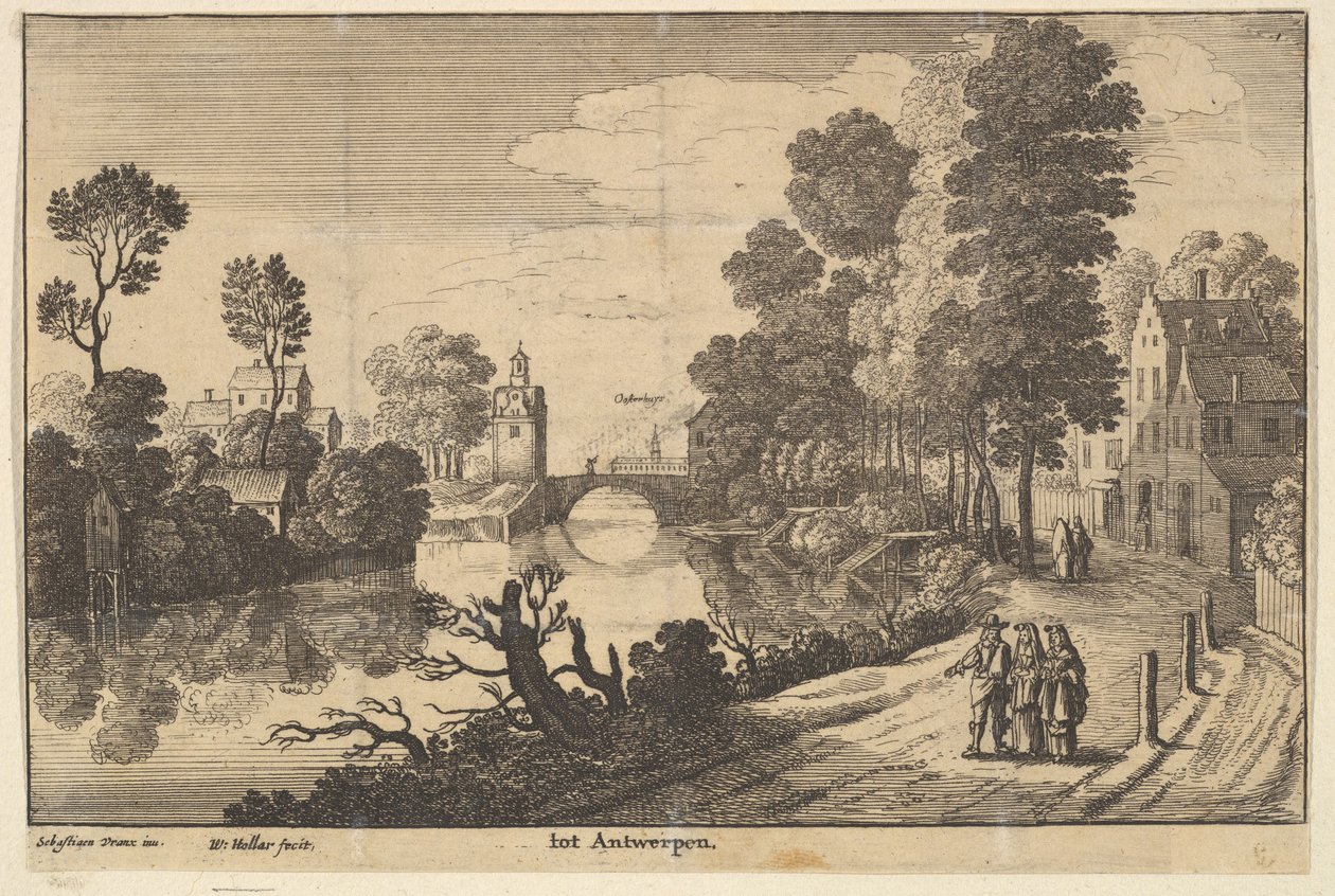 Antuérpia, 1625-77. de Wenceslaus Hollar