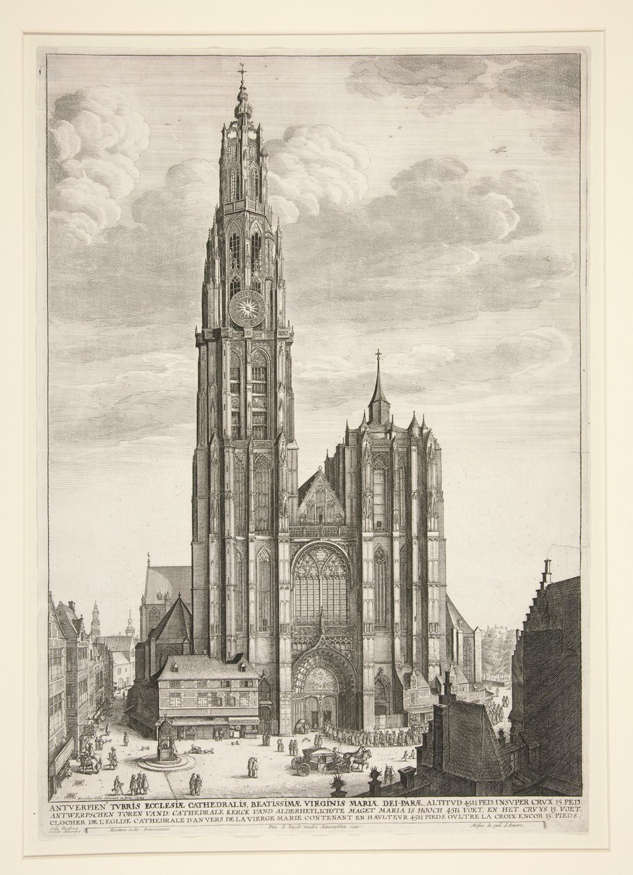 Catedral de Antuérpia de Wenceslaus Hollar