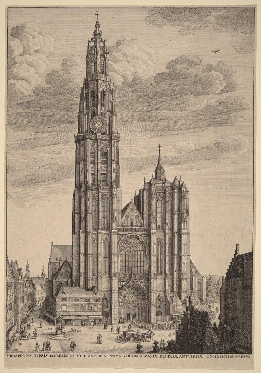 Catedral de Antuérpia de Wenceslaus Hollar