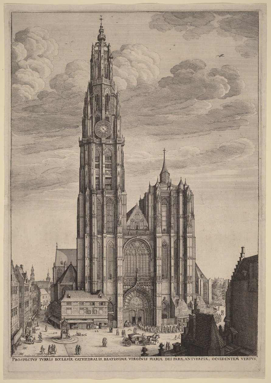Catedral de Antuérpia de Wenceslaus Hollar