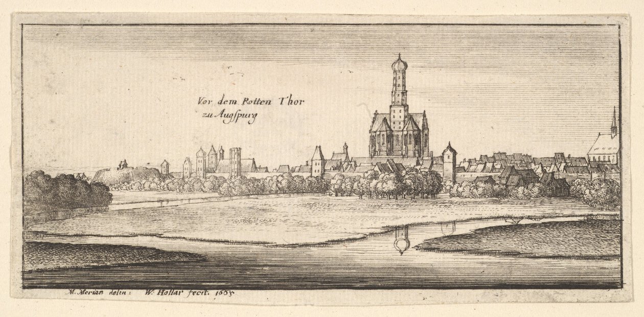 Augsburgo, 1665. de Wenceslaus Hollar