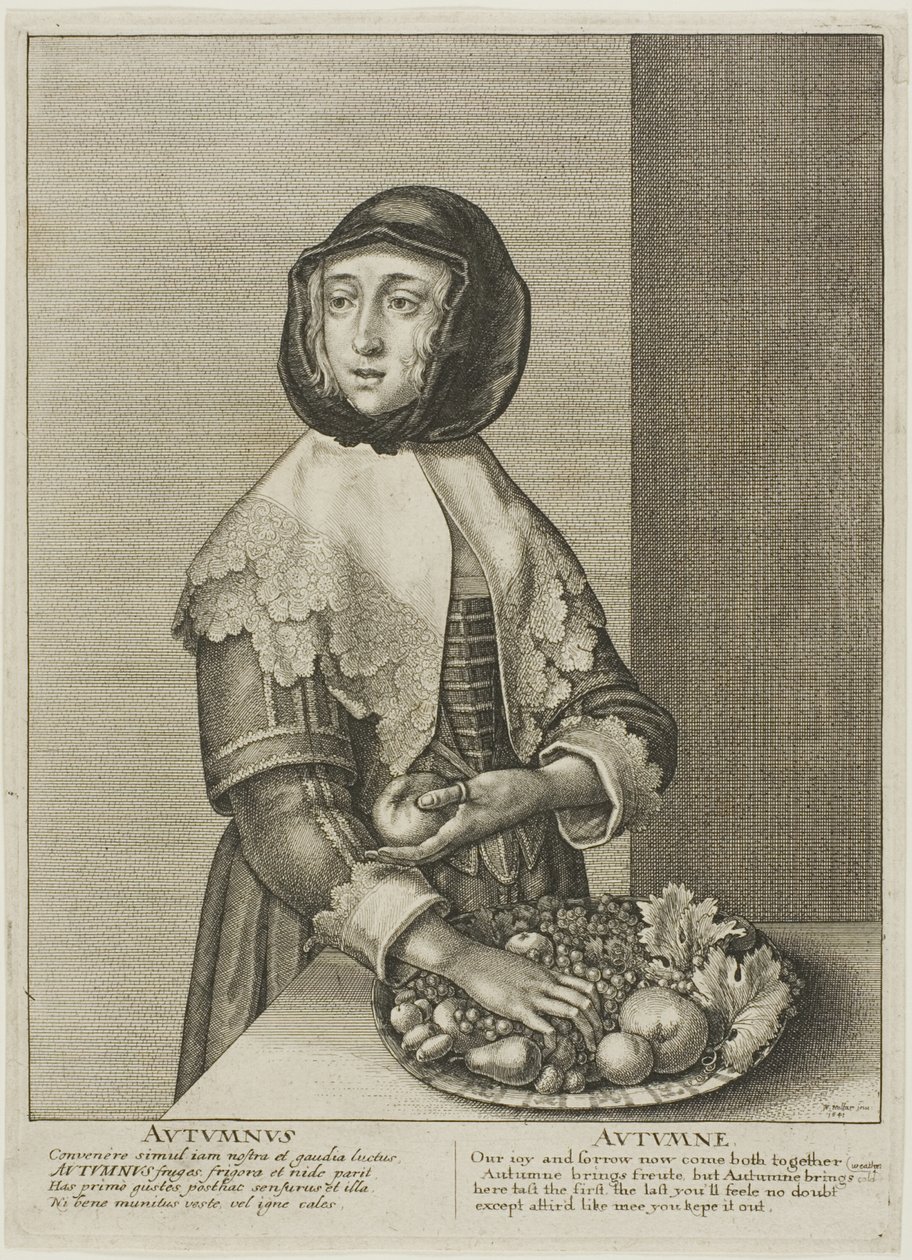 Outono de Wenceslaus Hollar