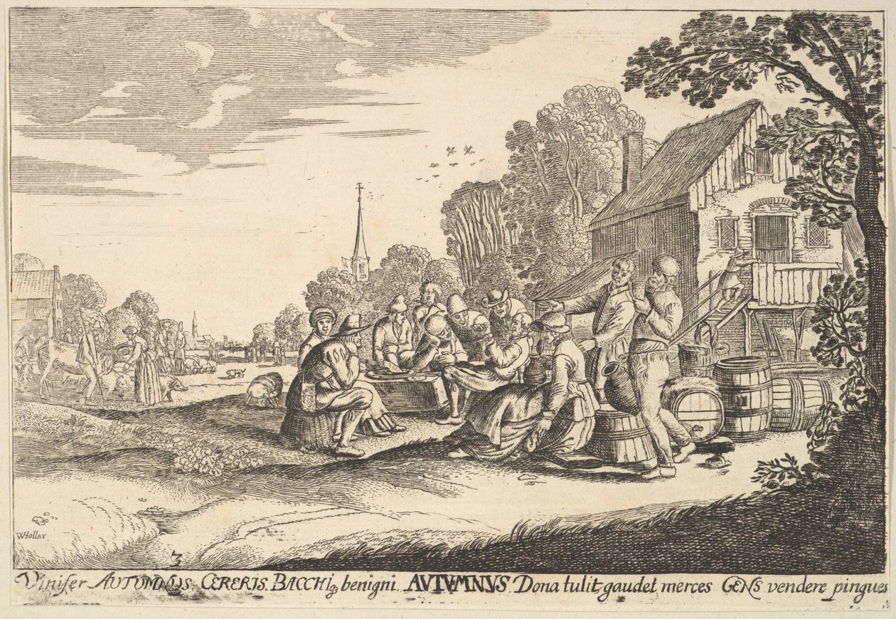 Outono de 1629. de Wenceslaus Hollar
