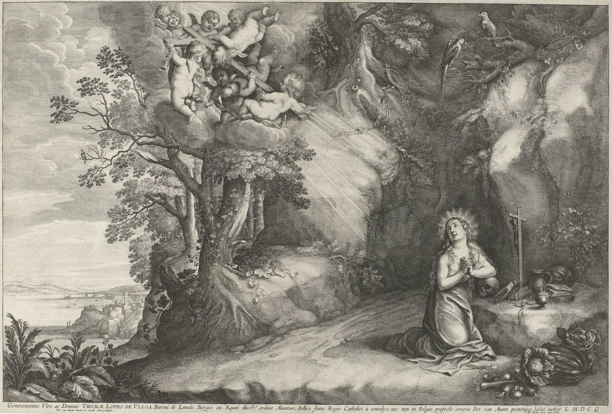Penitente Maria Madalena de Wenceslaus Hollar