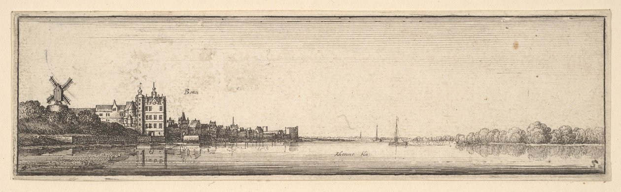 Bonn, 1642-1644. de Wenceslaus Hollar