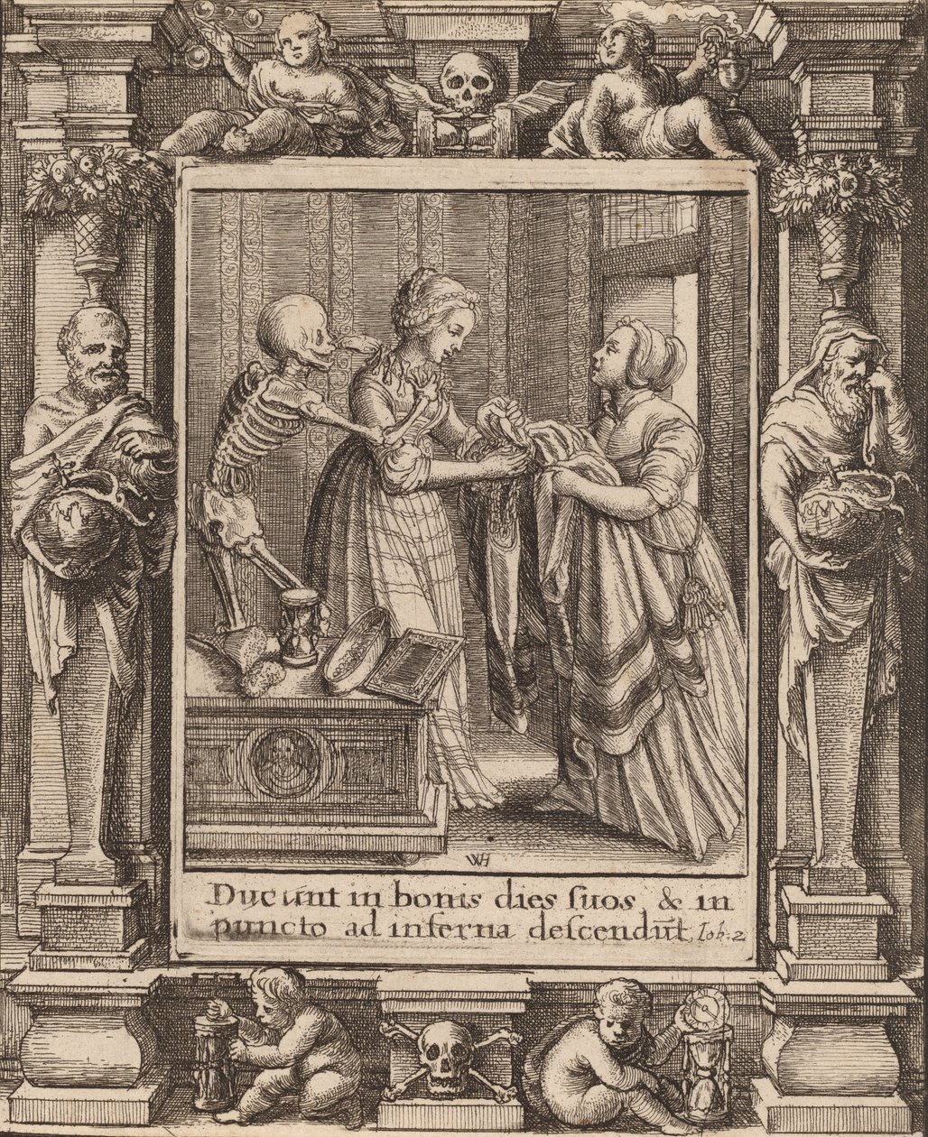 Noiva, 1651. de Wenceslaus Hollar