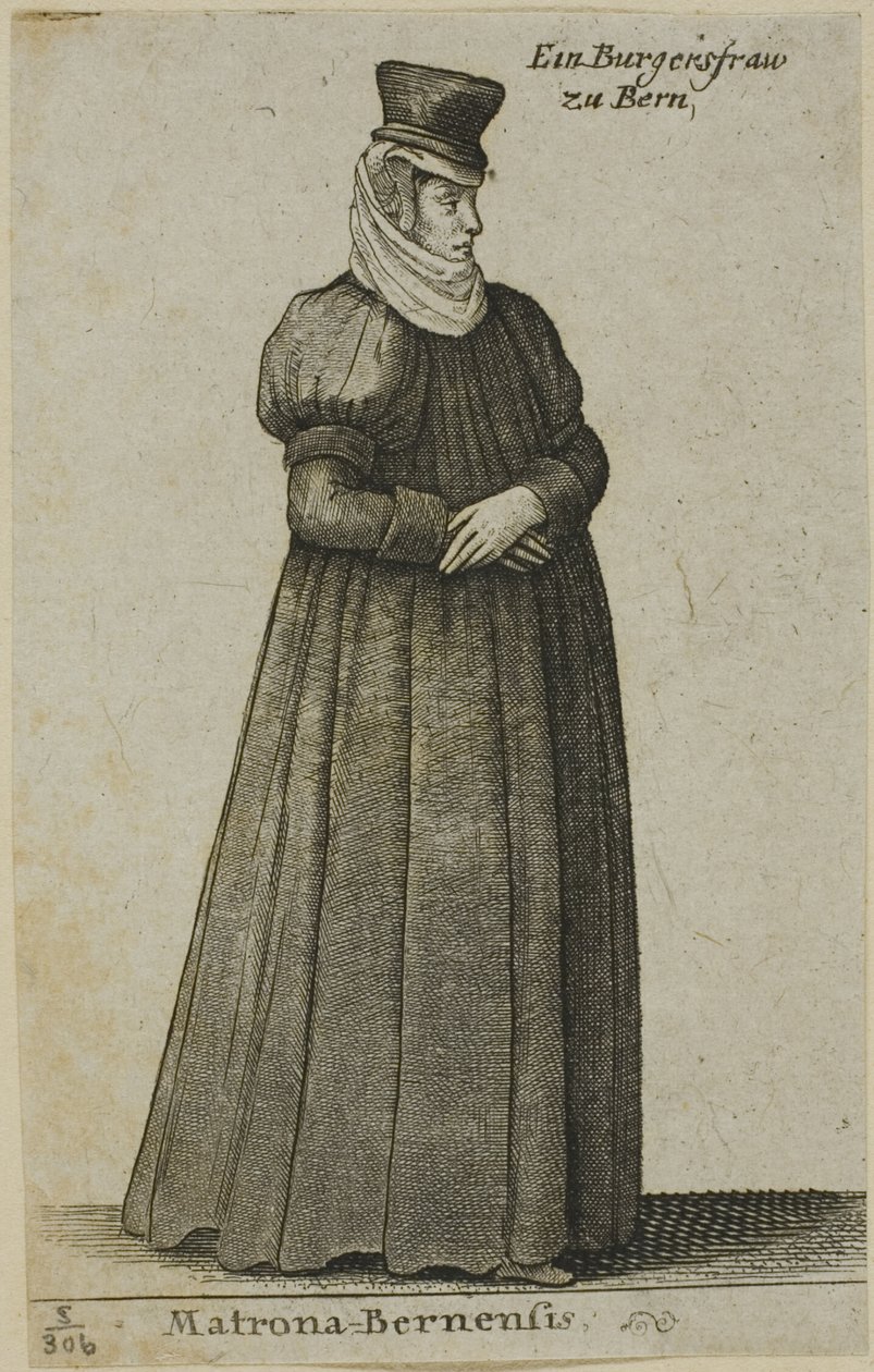 Mulher do Burguês de Berna de Wenceslaus Hollar