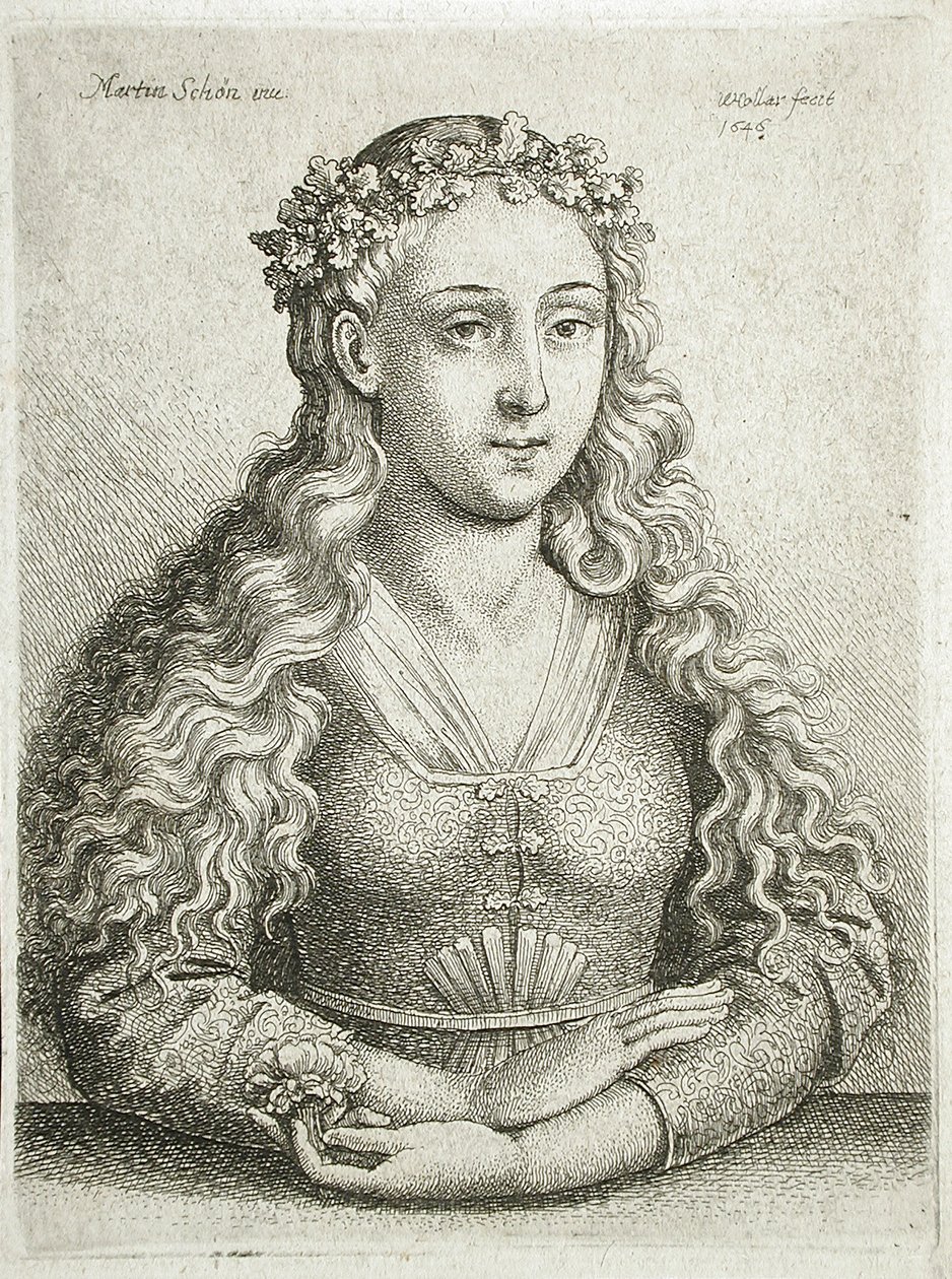Busto de mulher de Wenceslaus Hollar