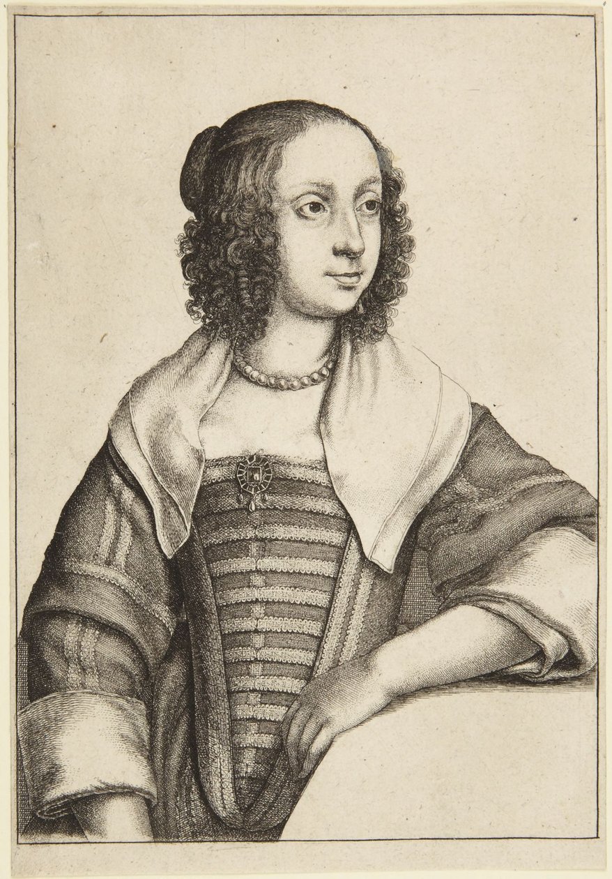Catarina Howard de Wenceslaus Hollar