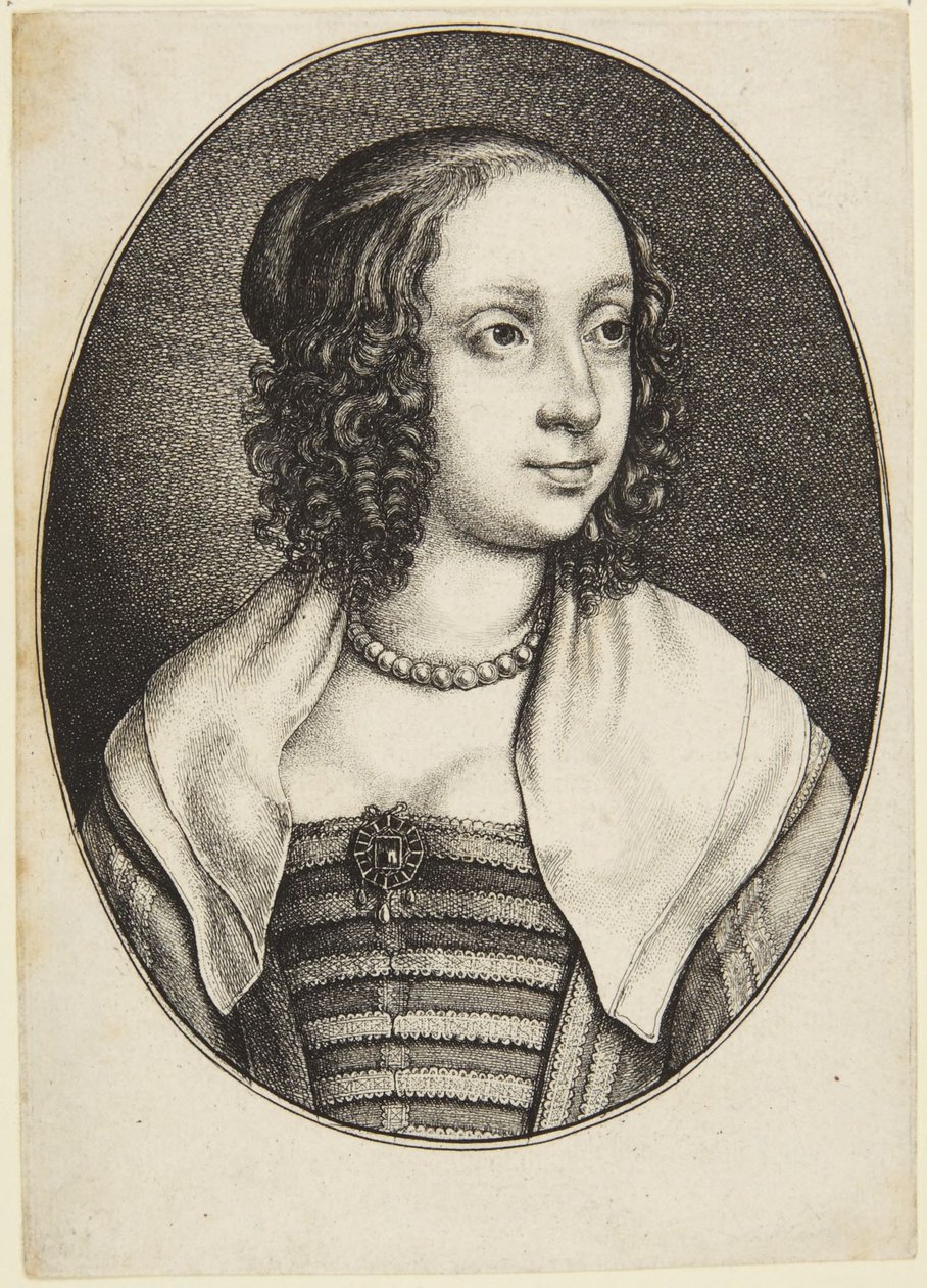 Catarina Howard de Wenceslaus Hollar