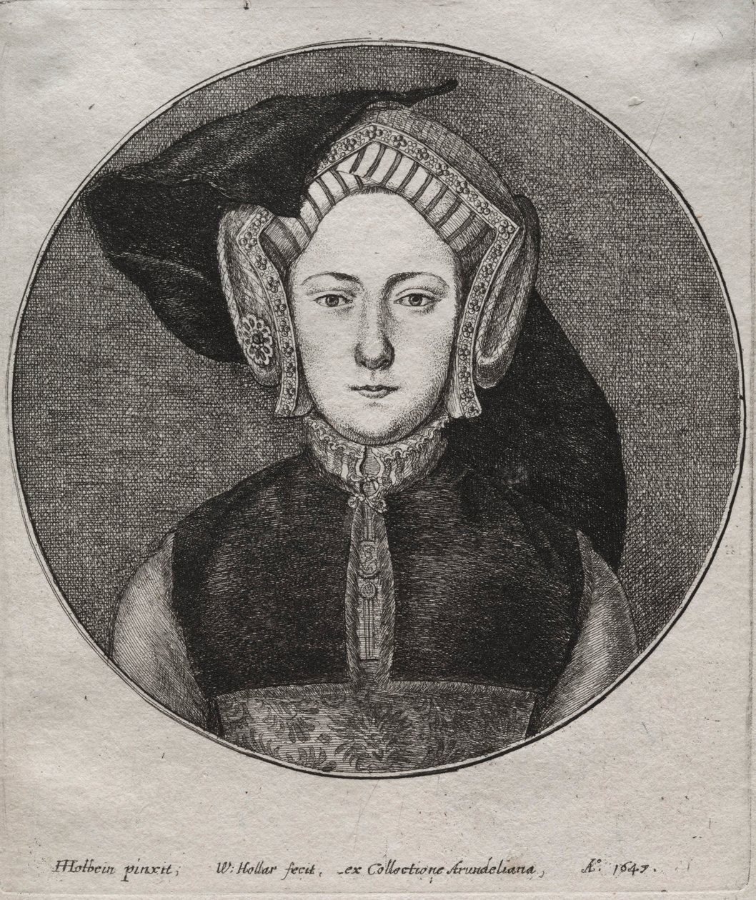 Catarina de Aragão, 1647. de Wenceslaus Hollar