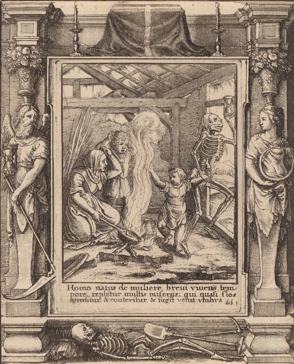 Criança, 1651. de Wenceslaus Hollar