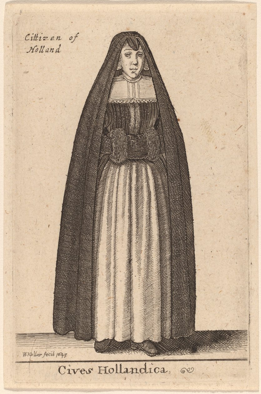 Cidadãos holandeses de Wenceslaus Hollar