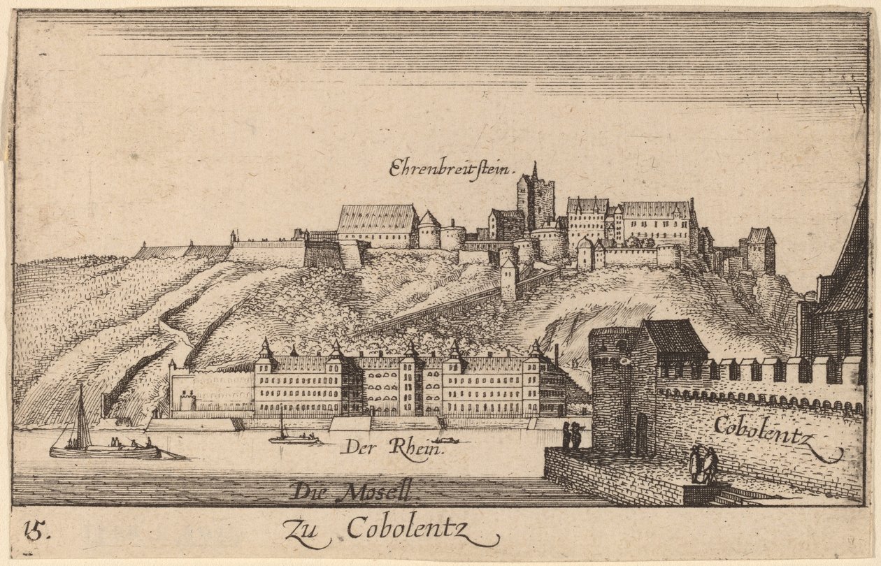 Coblentz de Wenceslaus Hollar