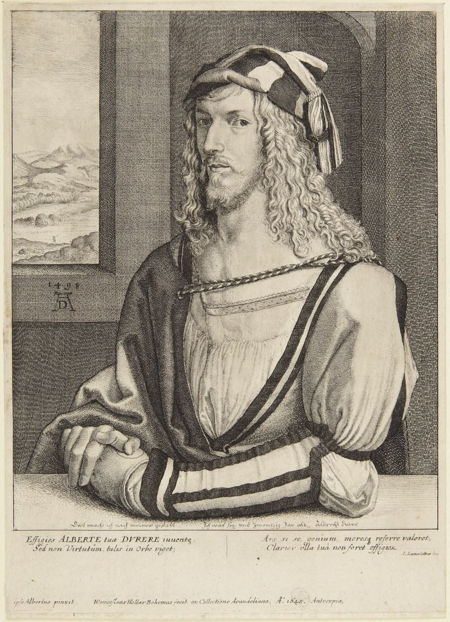 Dürer na juventude de Wenceslaus Hollar