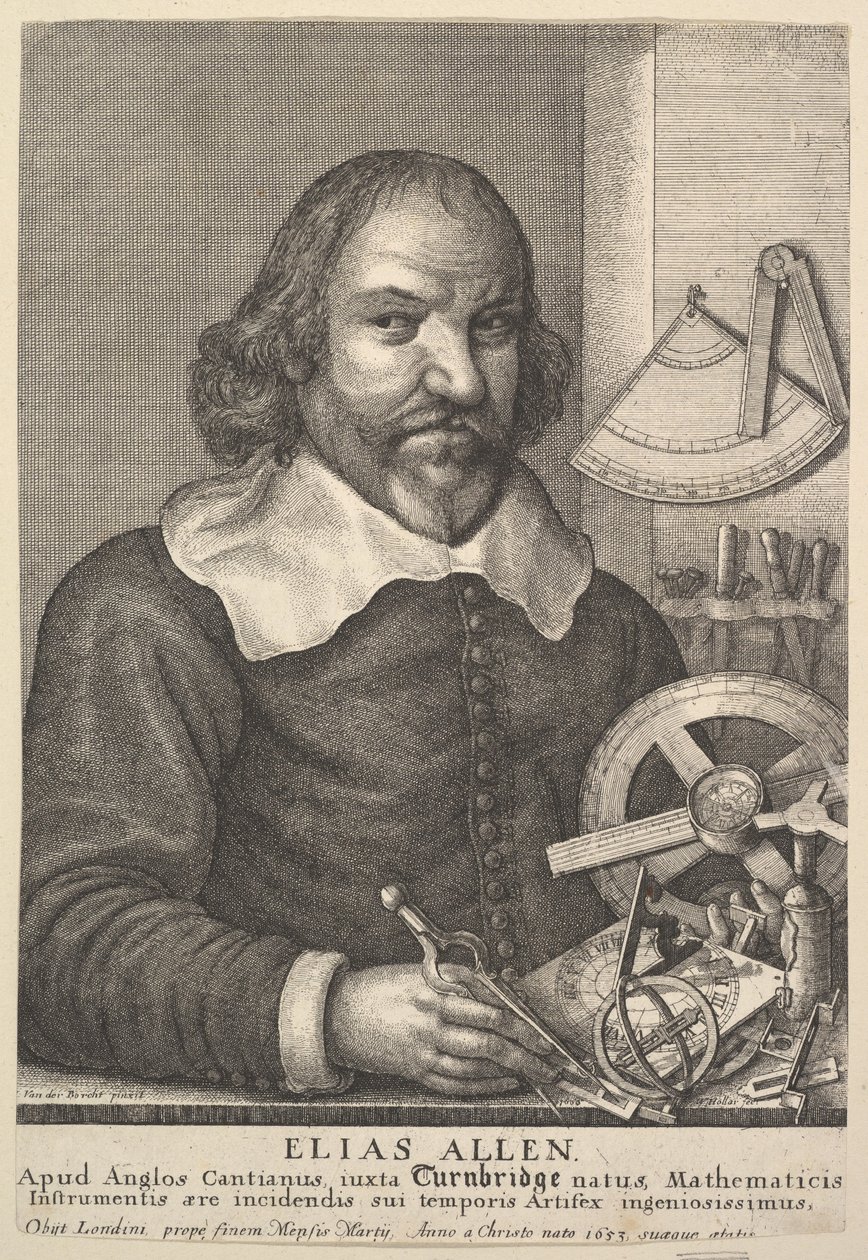 Elias Allen, 1666. de Wenceslaus Hollar
