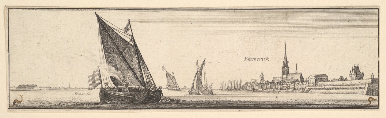 Emmerich, 1642-44. de Wenceslaus Hollar