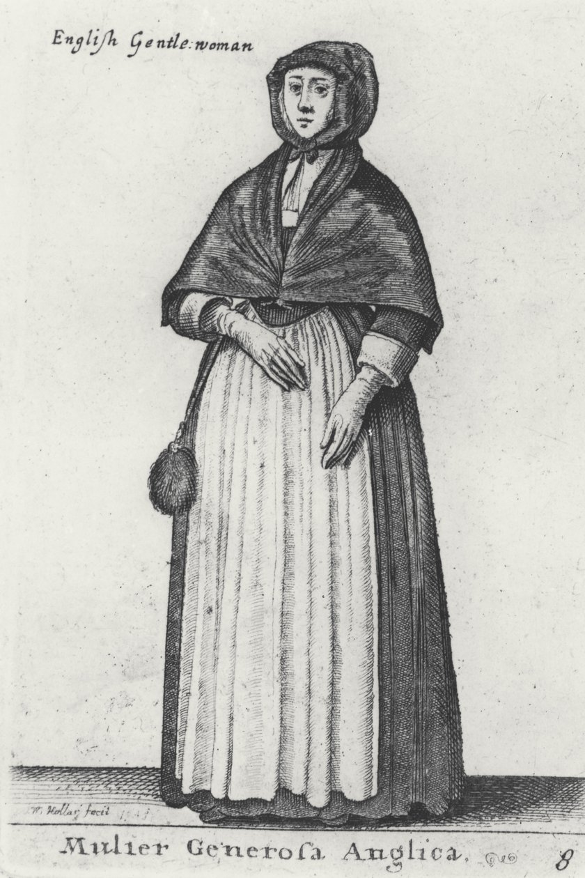 Portuguese Gentlewoman, 1643 de Wenceslaus Hollar