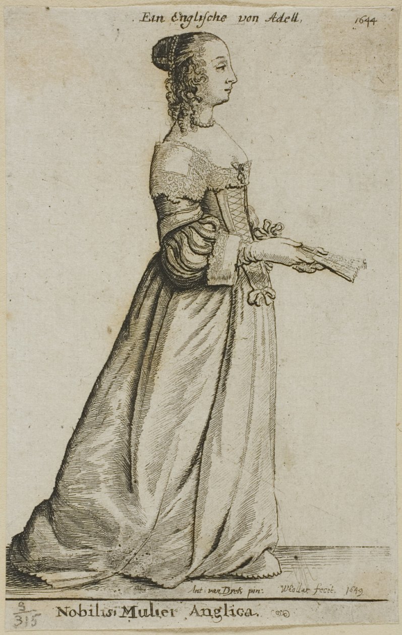 Nobre Inglesa de Wenceslaus Hollar
