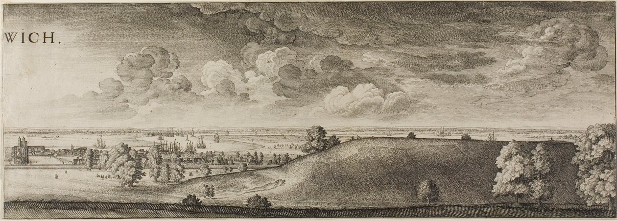 Greenwich de Wenceslaus Hollar