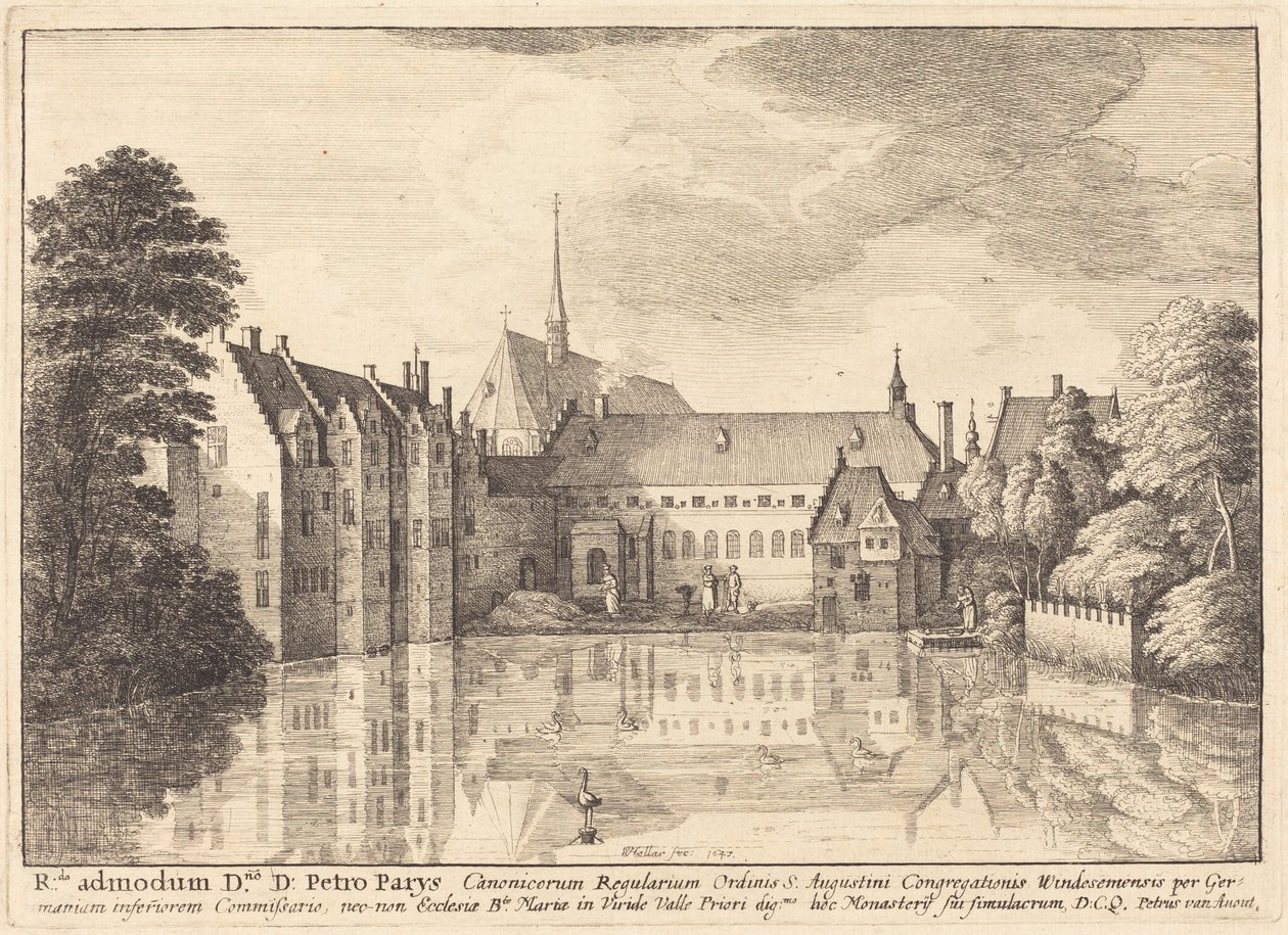 Abadia de Groenendael de Wenceslaus Hollar