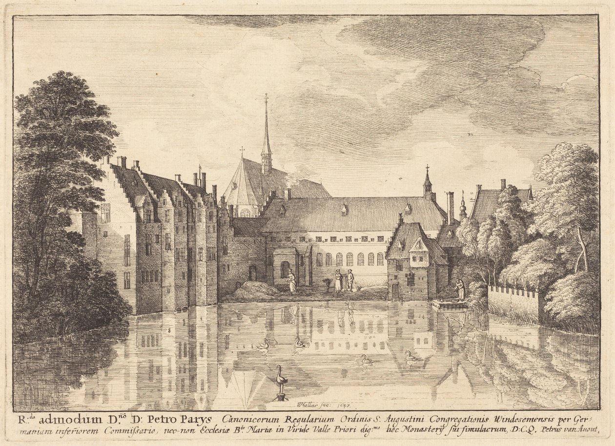 Abadia de Groenendael de Wenceslaus Hollar