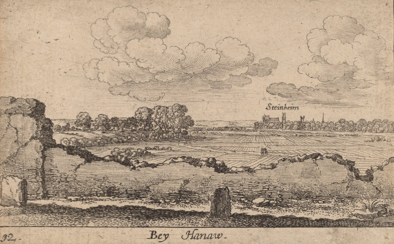 Hanau, 1635. de Wenceslaus Hollar