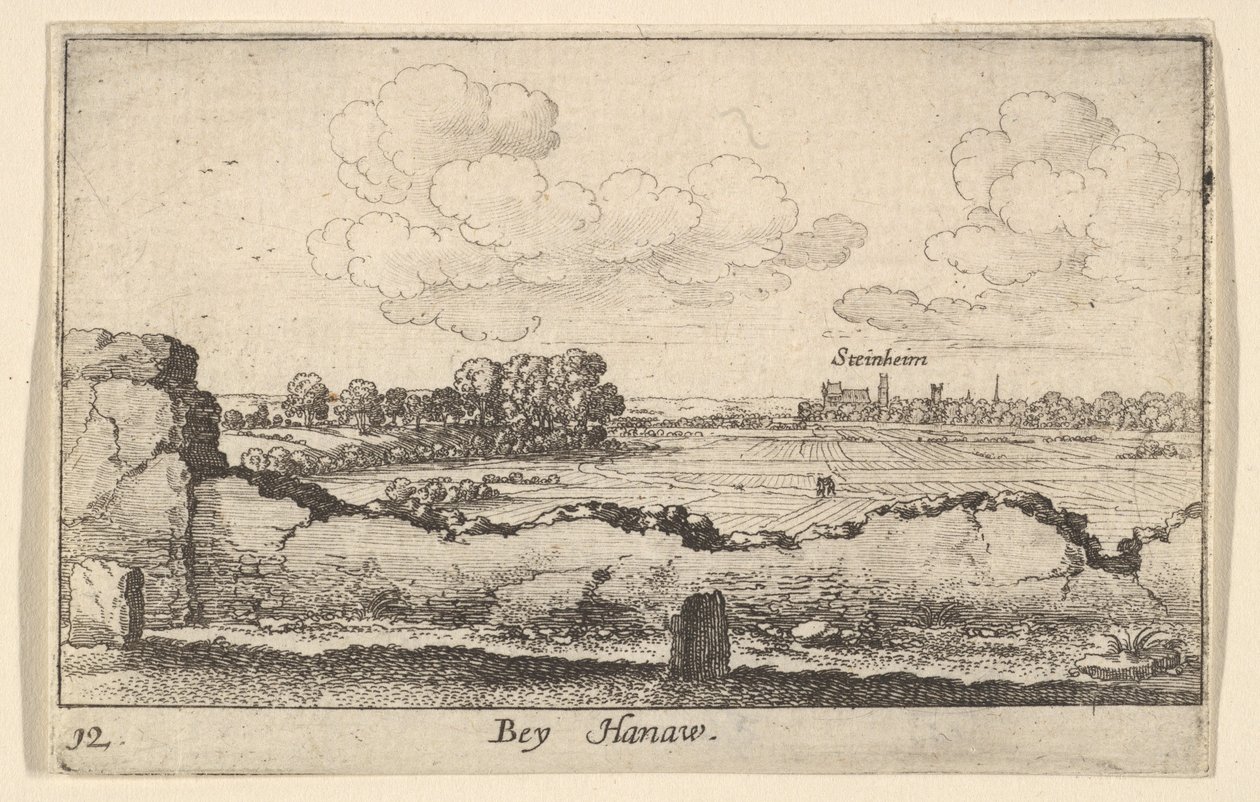 Hanau, 1635. de Wenceslaus Hollar