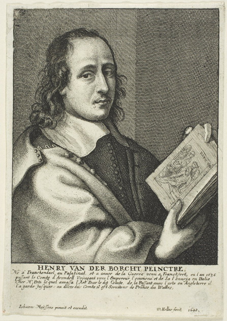 Hendrik van der Borcht, o Jovem de Wenceslaus Hollar