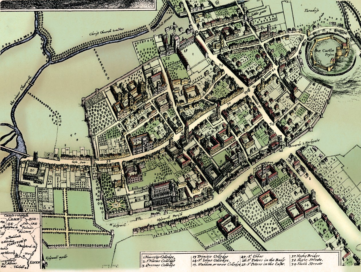 Plano Hollars de Oxford, c1643 de Wenceslaus Hollar