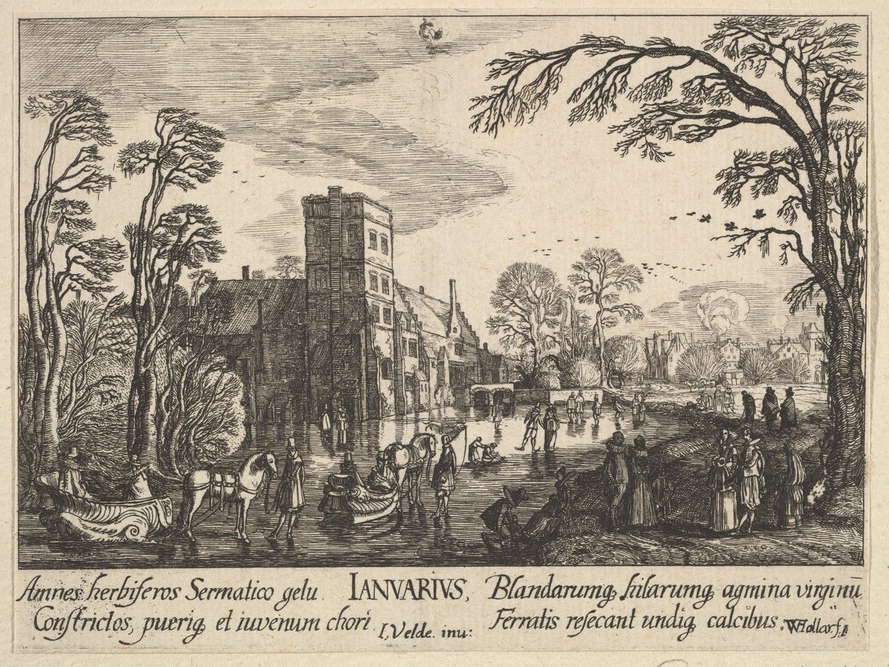 Janeiro, 1628-29. de Wenceslaus Hollar