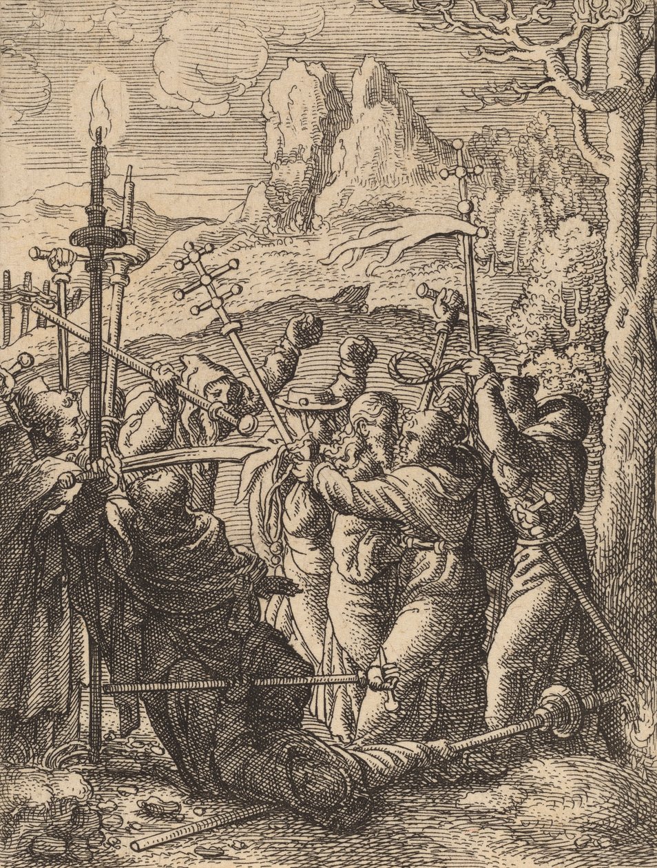 Jesus Levado. de Wenceslaus Hollar