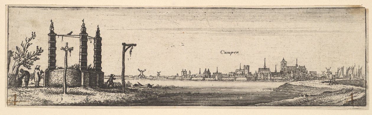 Kampen, 1642-44. de Wenceslaus Hollar