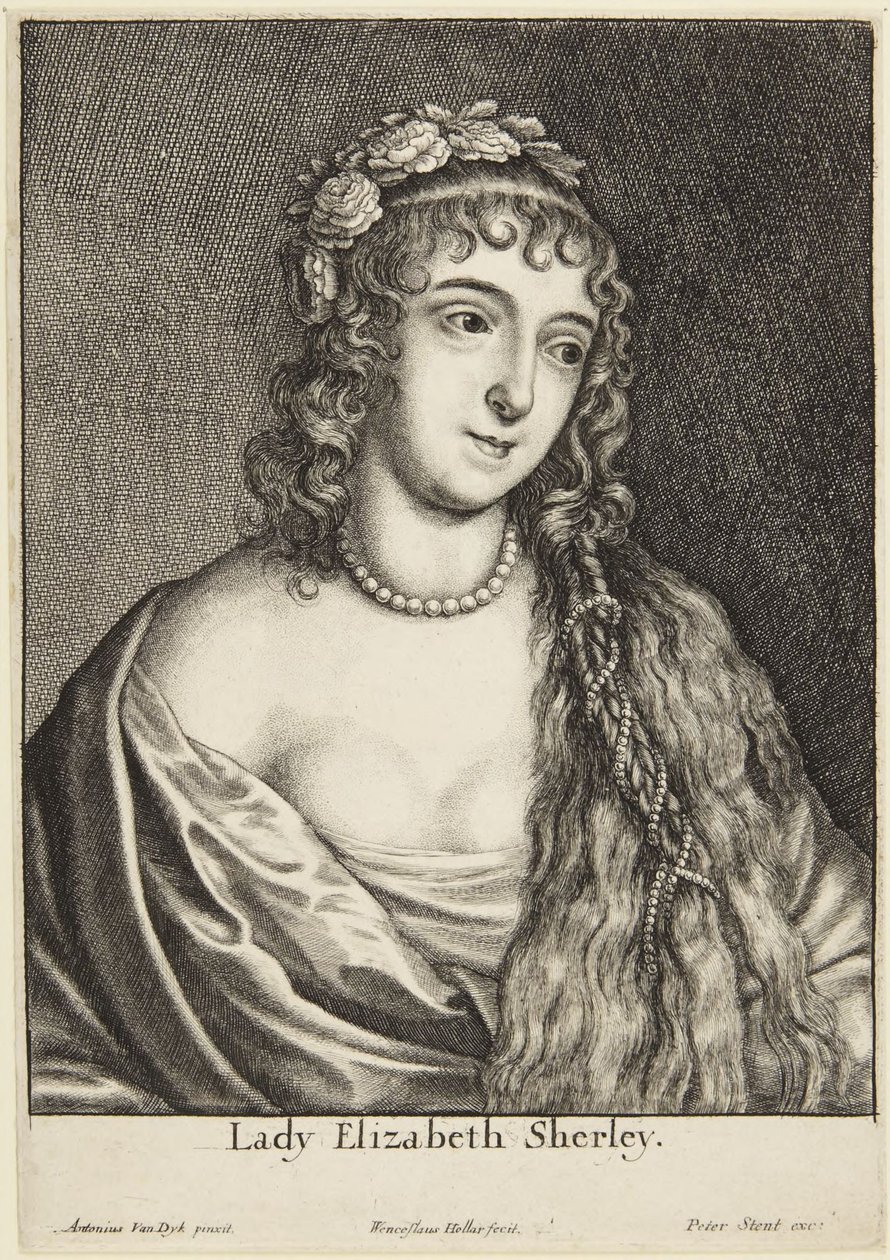 Lady Elizabeth Sherley de Wenceslaus Hollar