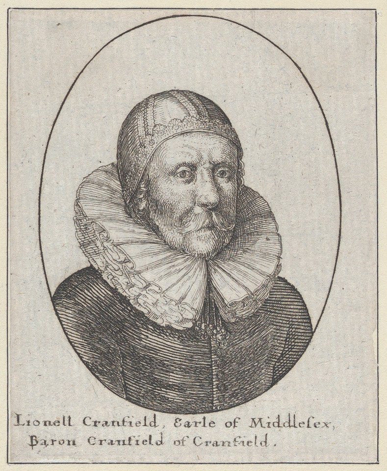 Lionell Cranfield, Conde de Middlesex, Barão Cranfield de Cranfield, 1644., 1644. de Wenceslaus Hollar