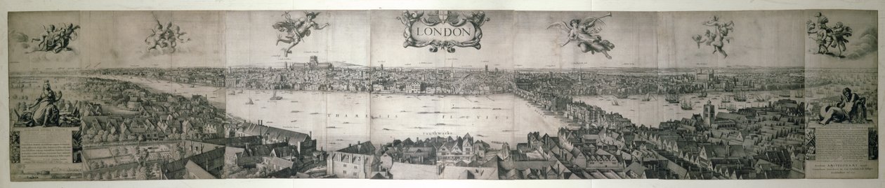 Londres, 1647 (placa de cobre) de Wenceslaus Hollar