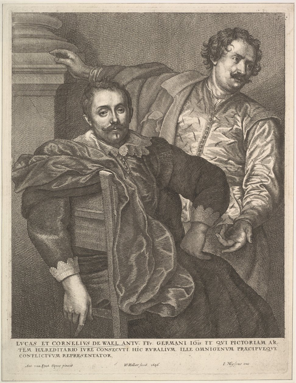 Lucas e Cornelius van Wael, 1646. de Wenceslaus Hollar