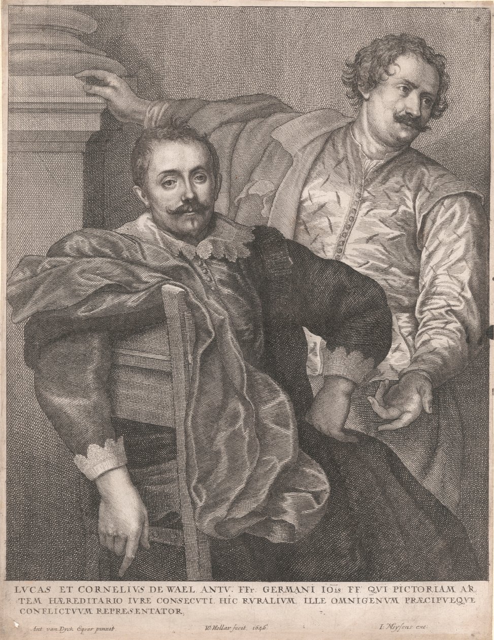 Lucas e Cornelius de Wael de Wenceslaus Hollar