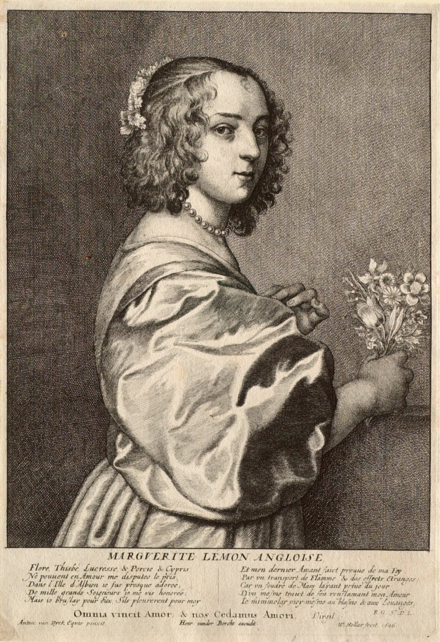 Marguerite Lémon, inglesa de Wenceslaus Hollar