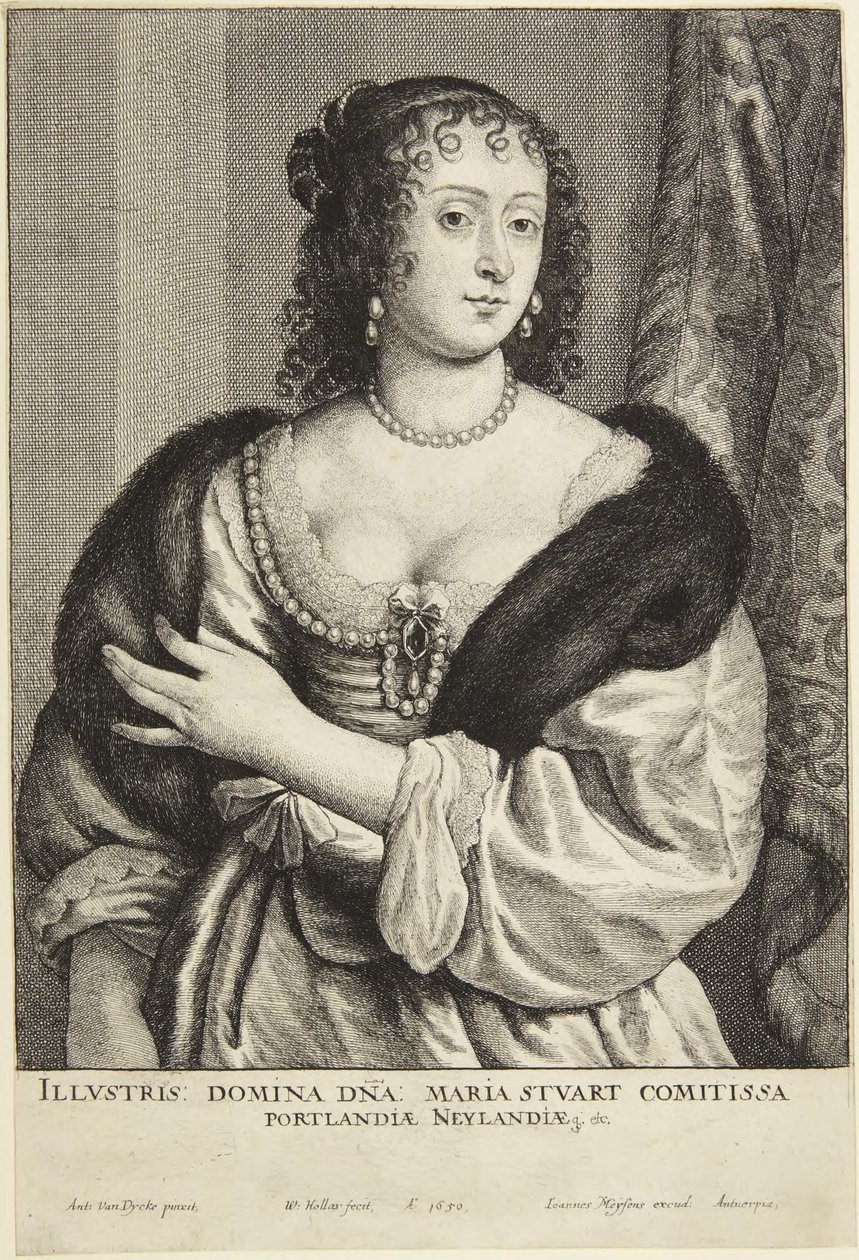 Maria Stuart de Wenceslaus Hollar