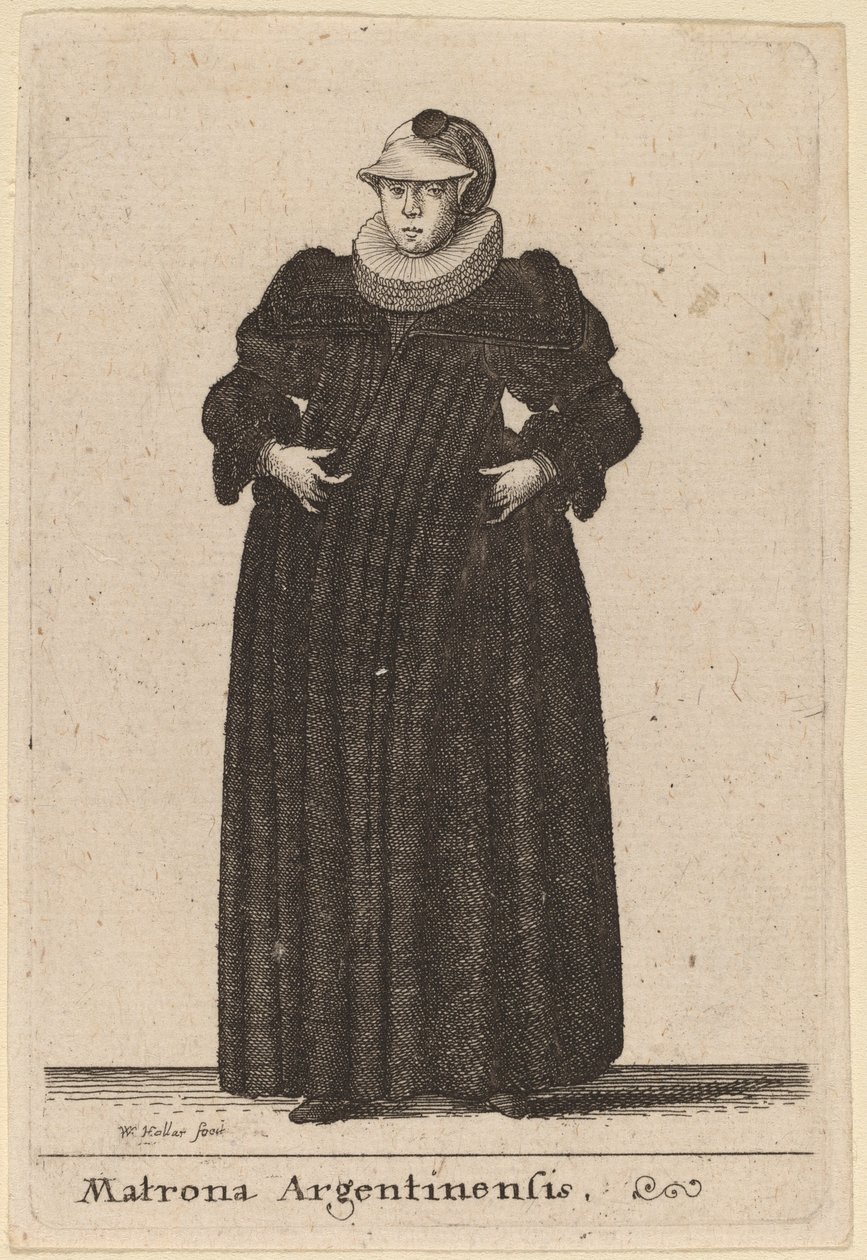 Matrona da Argentina de Wenceslaus Hollar