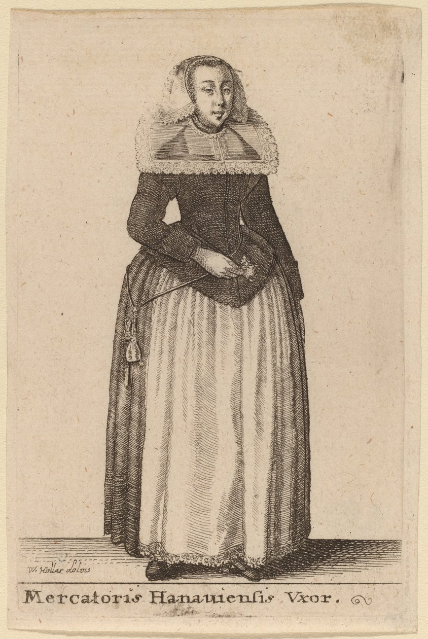 esposa do comerciante de Wenceslaus Hollar