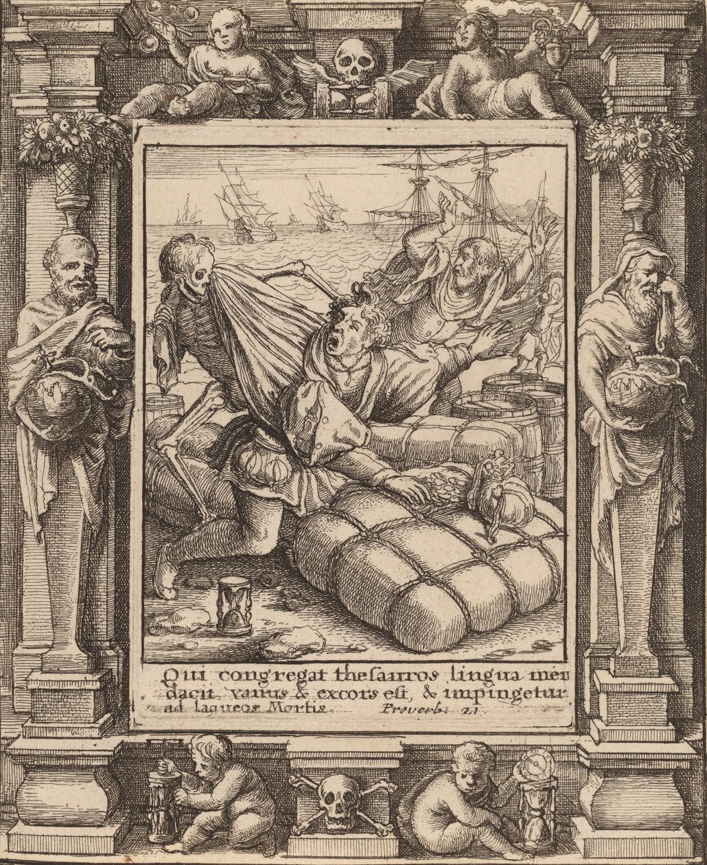 Merchant, 1651. de Wenceslaus Hollar