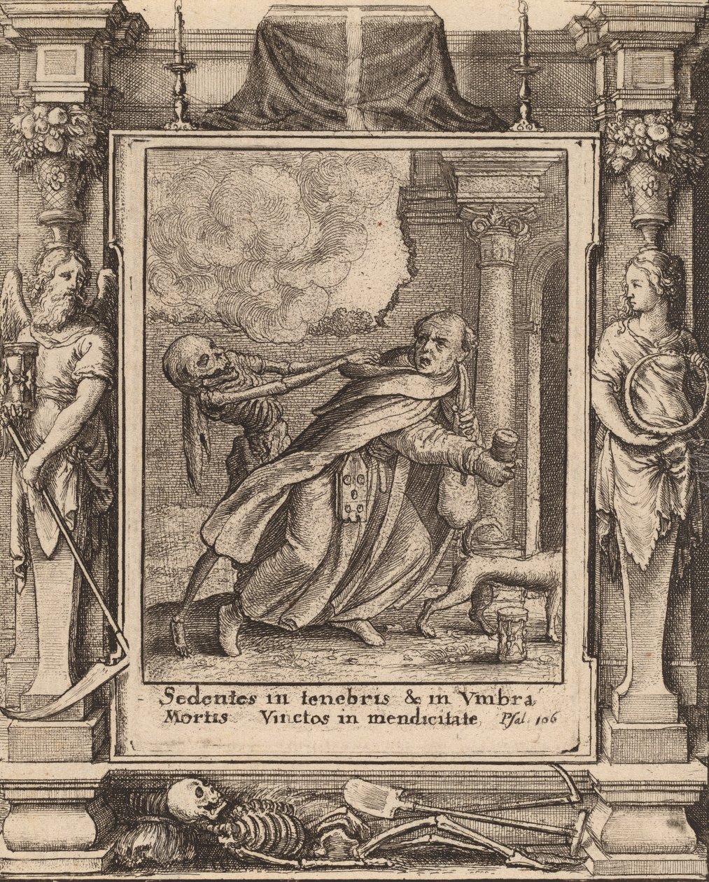 Monge, 1651. de Wenceslaus Hollar