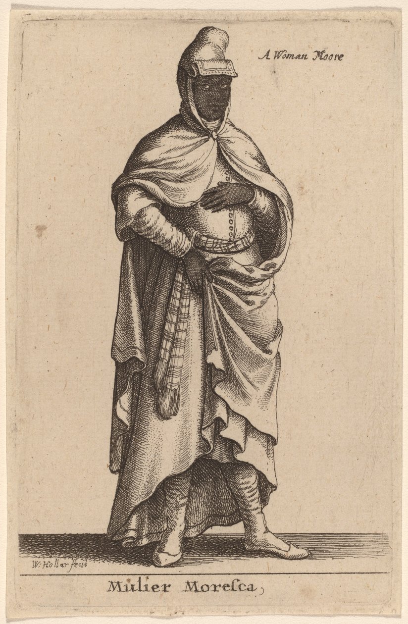 Mulier Moresca de Wenceslaus Hollar