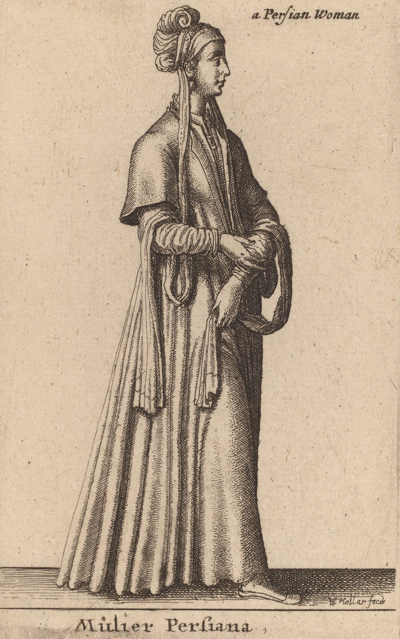 Mulier Persiana. de Wenceslaus Hollar