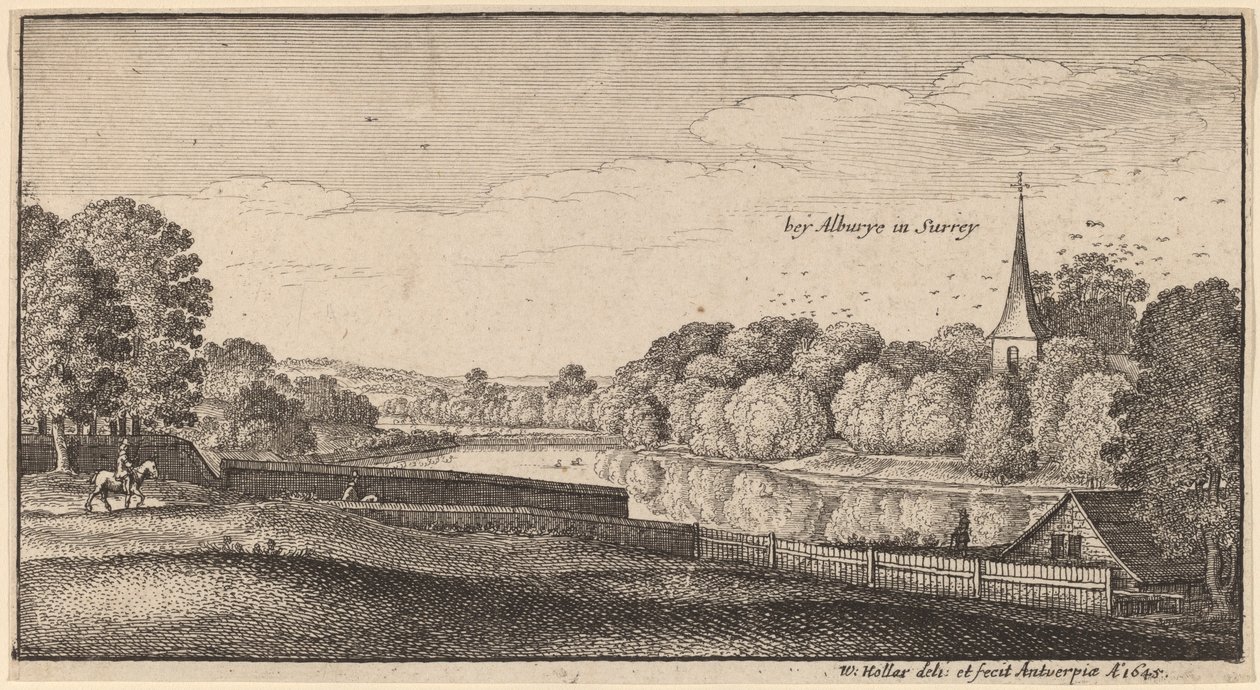Perto de Albury de Wenceslaus Hollar
