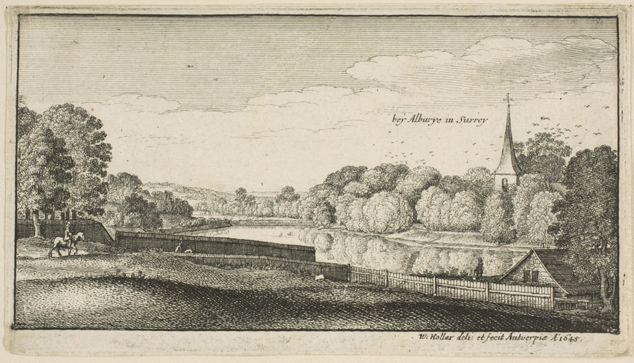 Perto de Albury de Wenceslaus Hollar